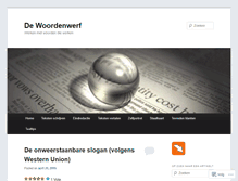 Tablet Screenshot of dewoordenwerf.com